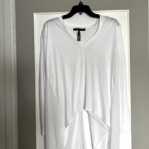 NWOT BCBGMAXAZRIA White Asymetrical Top